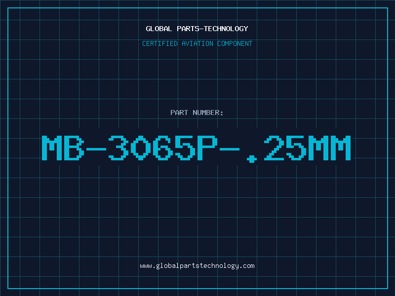 Aviation Part MB-3065P-.25mm