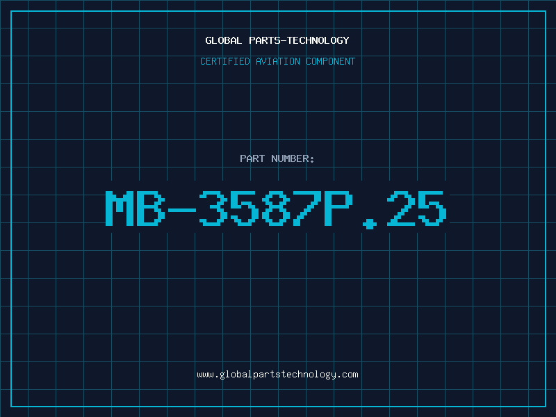 Aviation Part MB-3587P.25