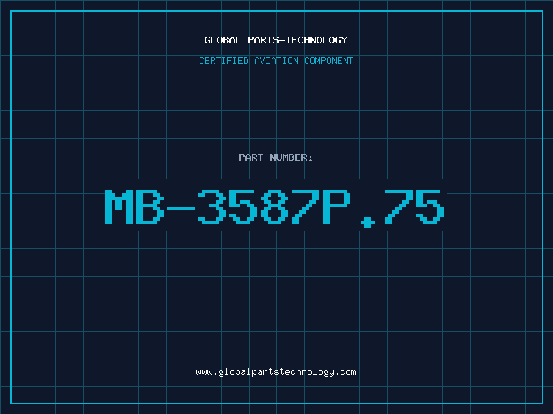 Aviation Part MB-3587P.75