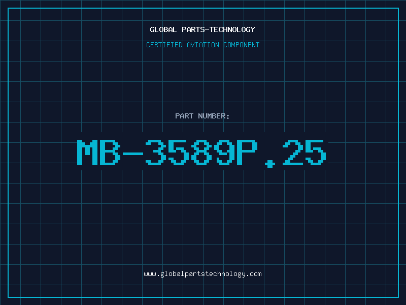 Aviation Part MB-3589P.25