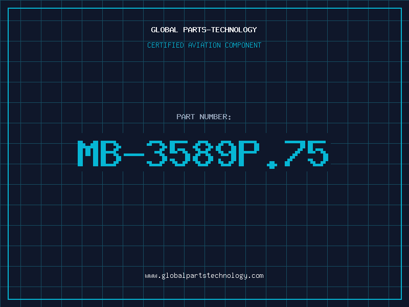 Aviation Part MB-3589P.75