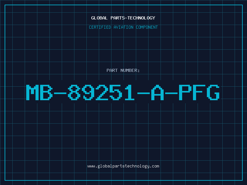 Aviation Part MB-89251-A-PFG