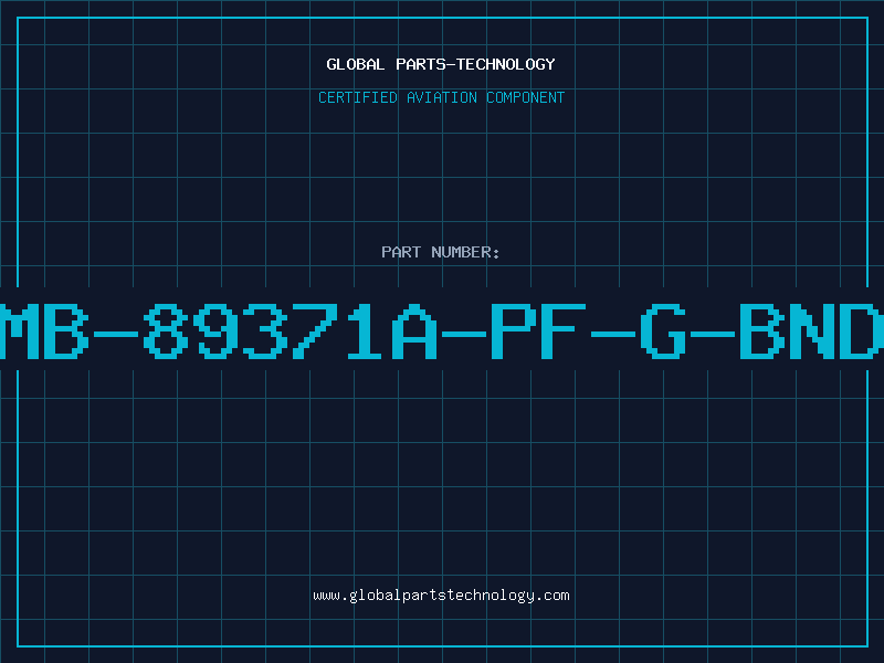 Aviation Part MB-89371A-PF-G-BND