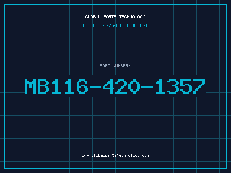 Aviation Part MB116-420-1357