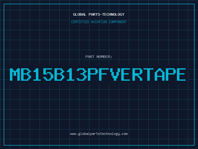Aviation Part MB15B13PFVERTape