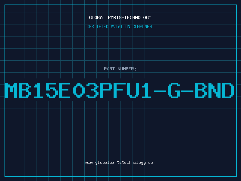 Aviation Part MB15E03PFU1-G-BND