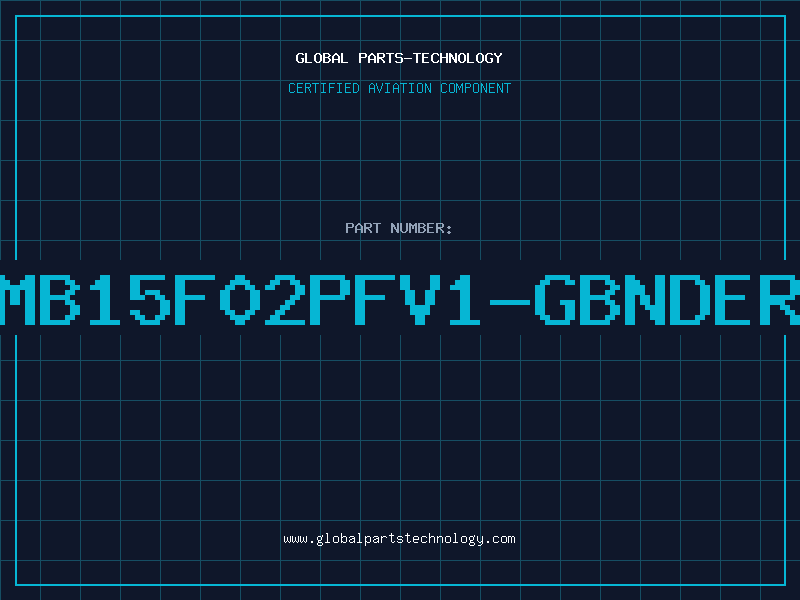 Aviation Part MB15F02PFV1-GBNDER
