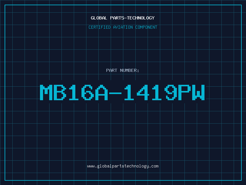 Aviation Part MB16A-1419PW