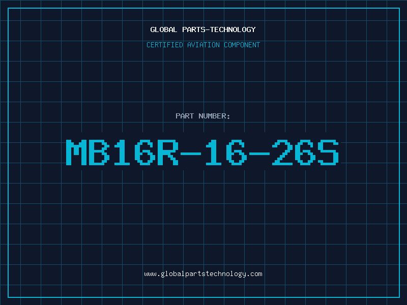 Aviation Part MB16R-16-26S