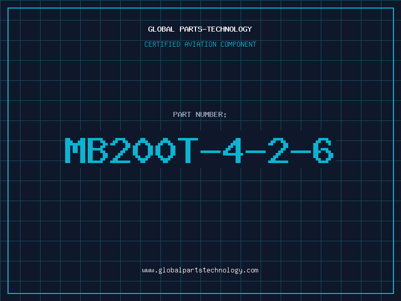 Aviation Part MB200T-4-2-6