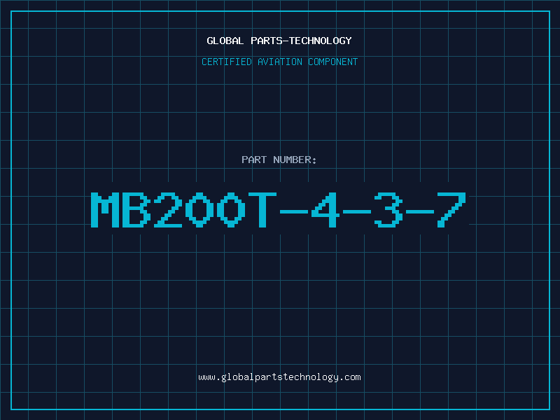 Aviation Part MB200T-4-3-7