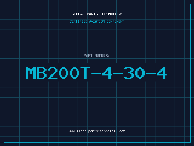 Aviation Part MB200T-4-30-4