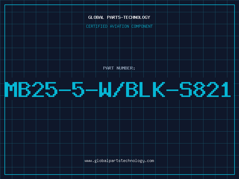 Aviation Part MB25-5-W/BLK-S821