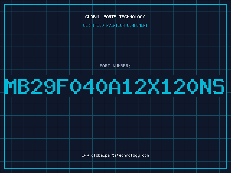 Aviation Part MB29F040A12X120NS