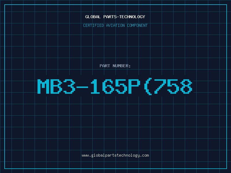 Aviation Part MB3-165P(758