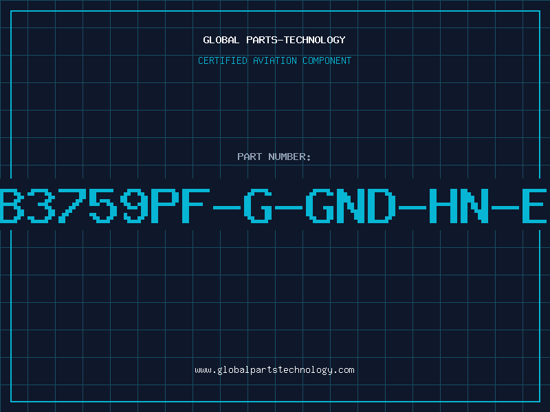 Aviation Part MB3759PF-G-GND-HN-EF