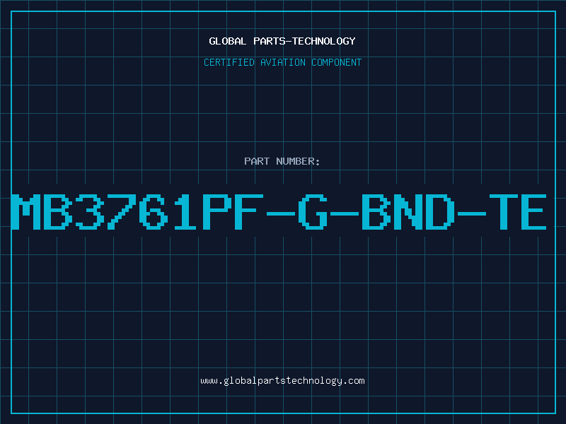 Aviation Part MB3761PF-G-BND-TE
