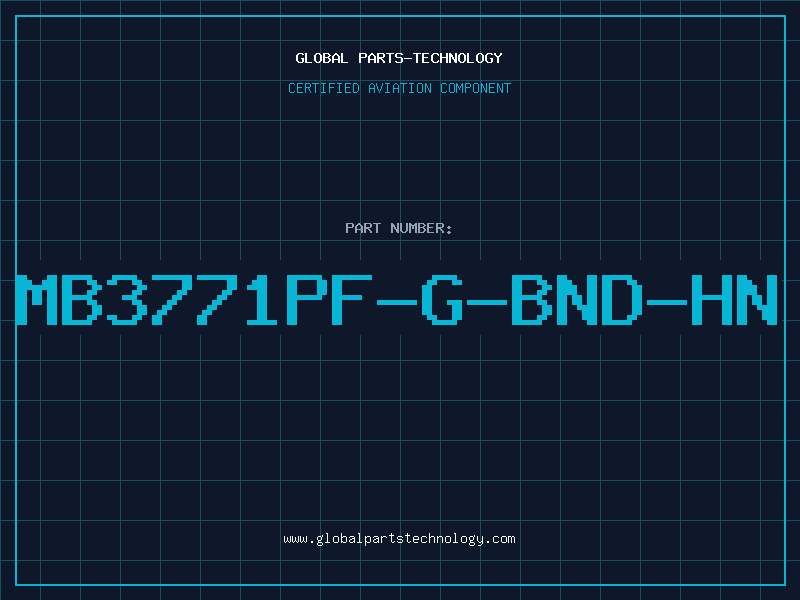 Aviation Part MB3771PF-G-BND-HN
