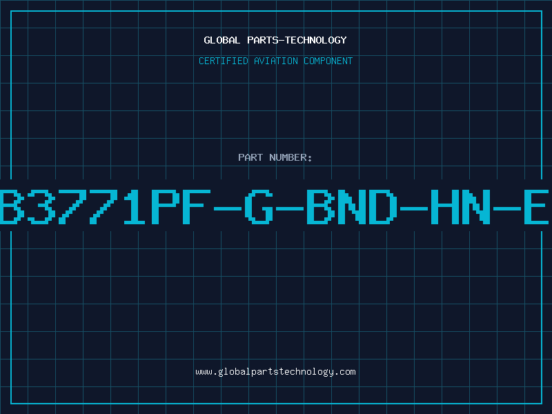 Aviation Part MB3771PF-G-BND-HN-ER