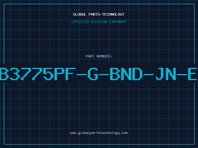 Aviation Part MB3775PF-G-BND-JN-EF