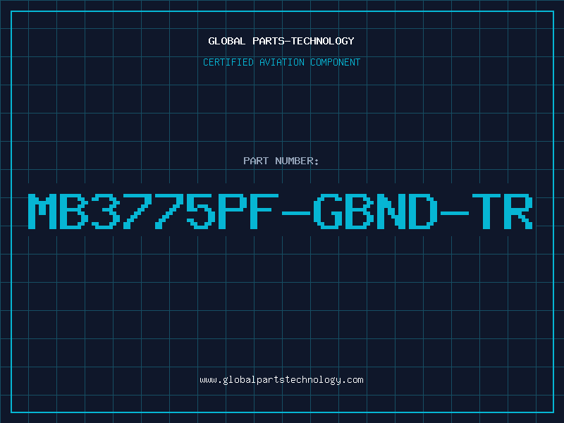 Aviation Part MB3775PF-GBND-TR