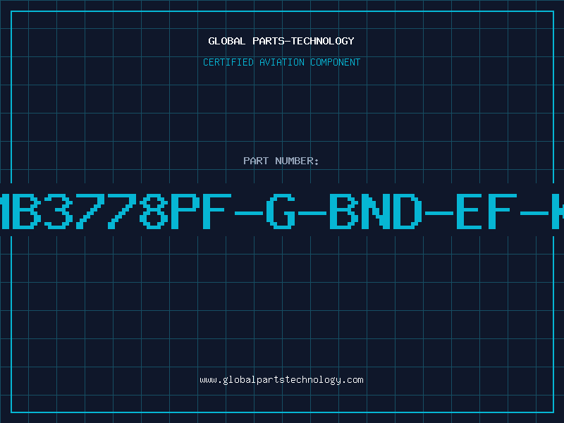 Aviation Part MB3778PF-G-BND-EF-K