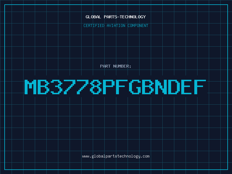 Aviation Part MB3778PFGBNDEF