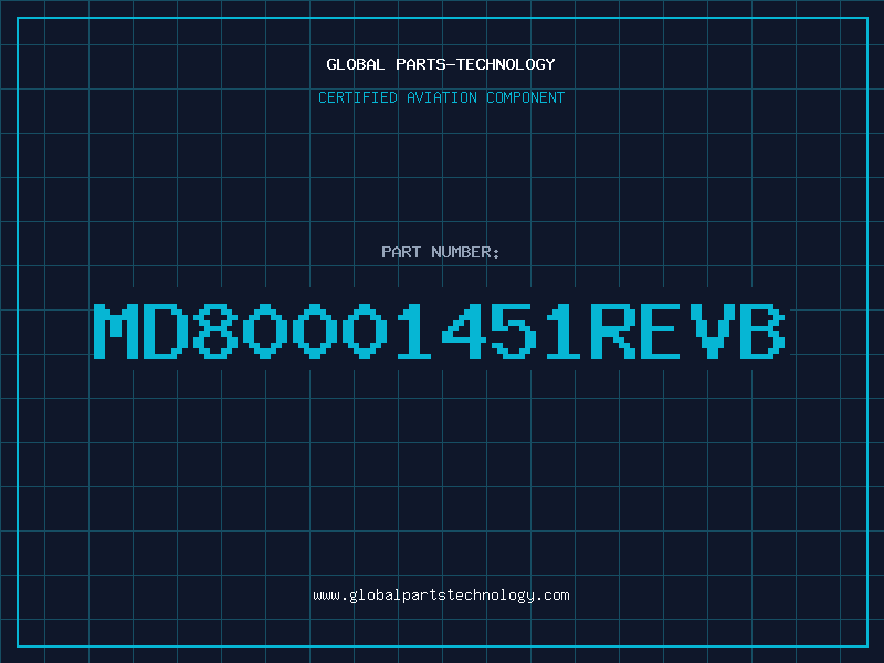 Aviation Part MD80001451REVB