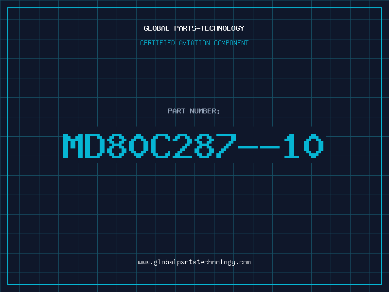 Aviation Part MD80C287--10