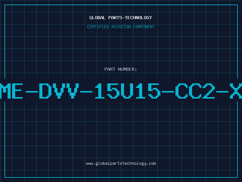 Aviation Part ME-DVV-15U15-CC2-X