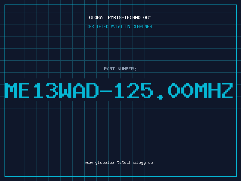 Aviation Part ME13WAD-125.00MHZ