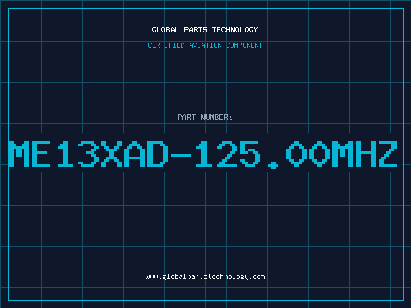Aviation Part ME13XAD-125.00MHZ