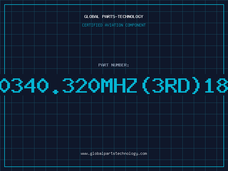 Aviation Part MR0340.320MHZ(3RD)18PF
