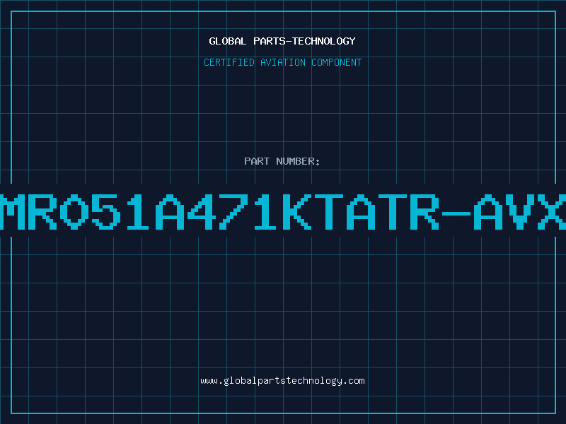 Aviation Part MR051A471KTATR-AVX
