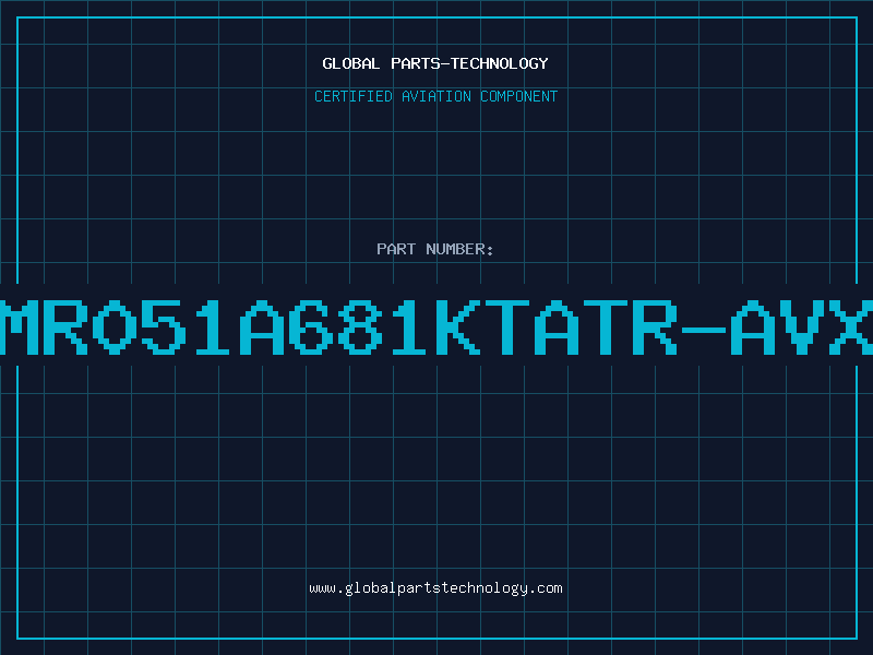Aviation Part MR051A681KTATR-AVX