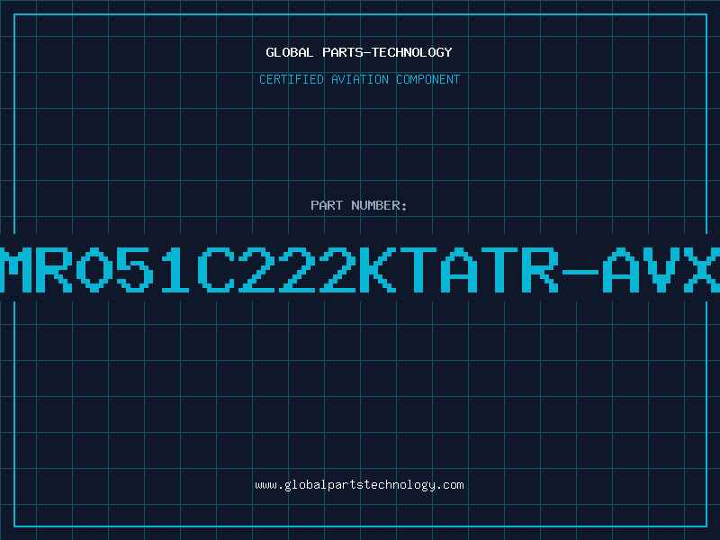 Aviation Part MR051C222KTATR-AVX