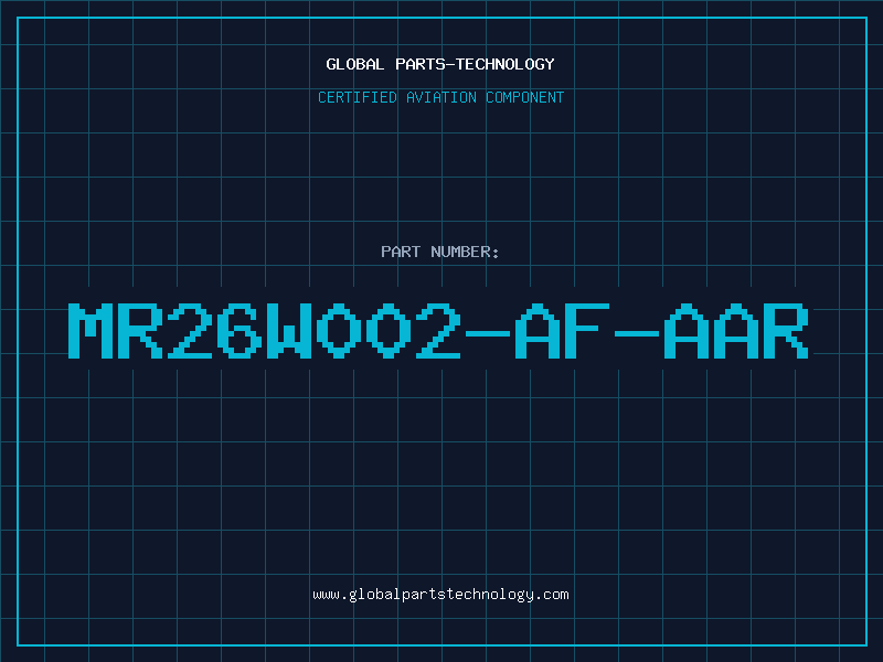 Aviation Part MR26W002-AF-AAR