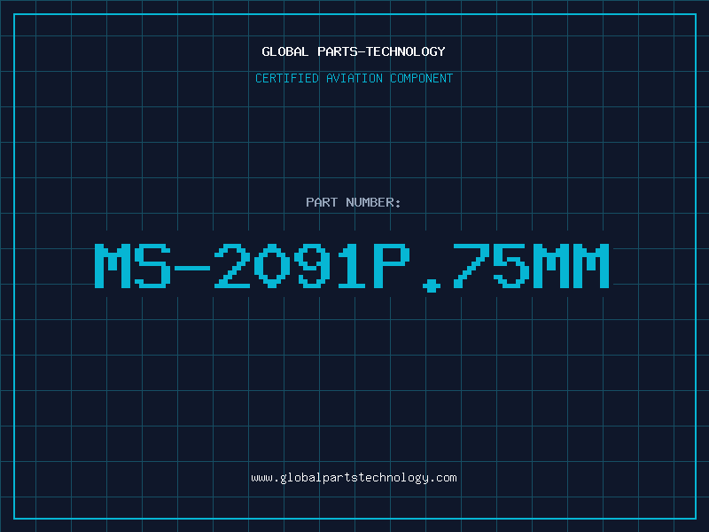Aviation Part MS-2091P.75MM