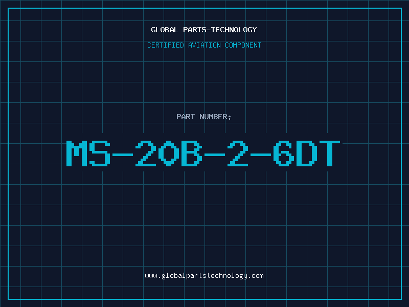 Aviation Part MS-20B-2-6DT