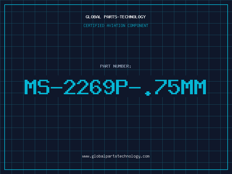 Aviation Part MS-2269P-.75mm