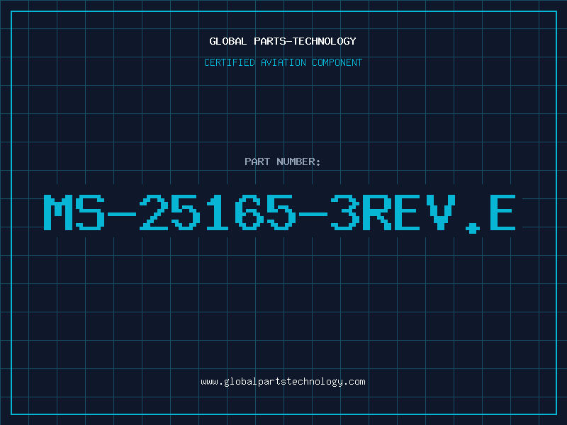Aviation Part MS-25165-3REV.E