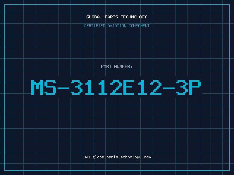 Aviation Part MS-3112E12-3P