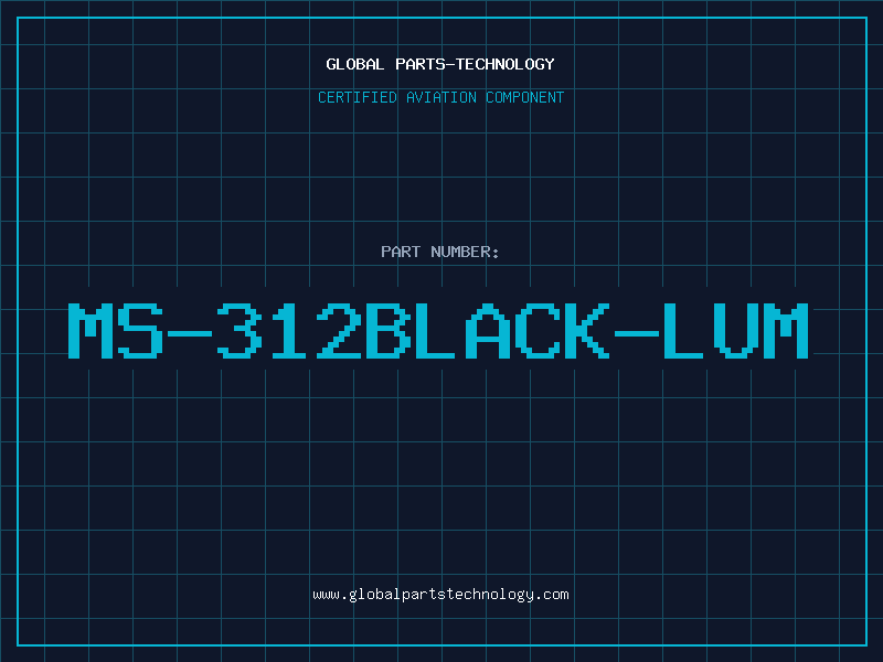 Aviation Part MS-312BLACK-LUM
