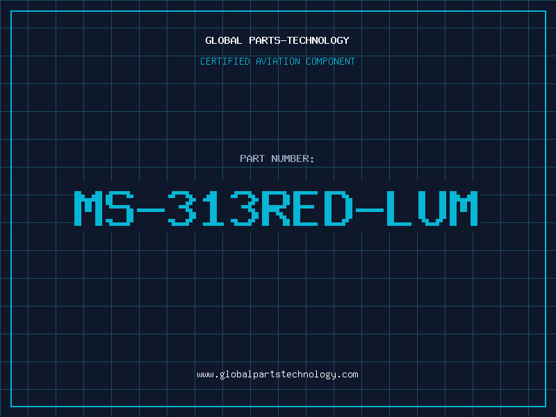 Aviation Part MS-313RED-LUM