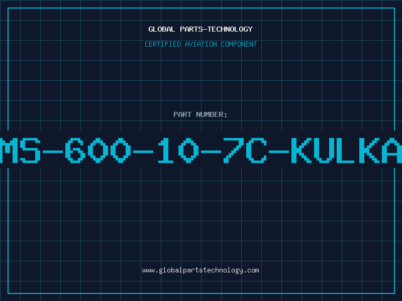 Aviation Part MS-600-10-7C-KULKA