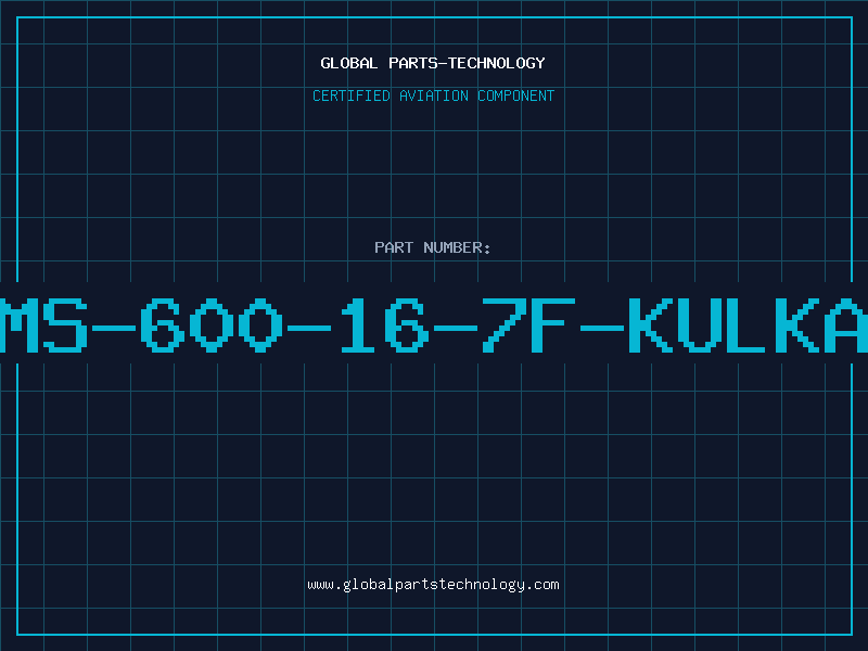 Aviation Part MS-600-16-7F-KULKA