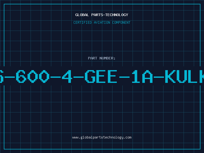 Aviation Part MS-600-4-GEE-1A-KULKA