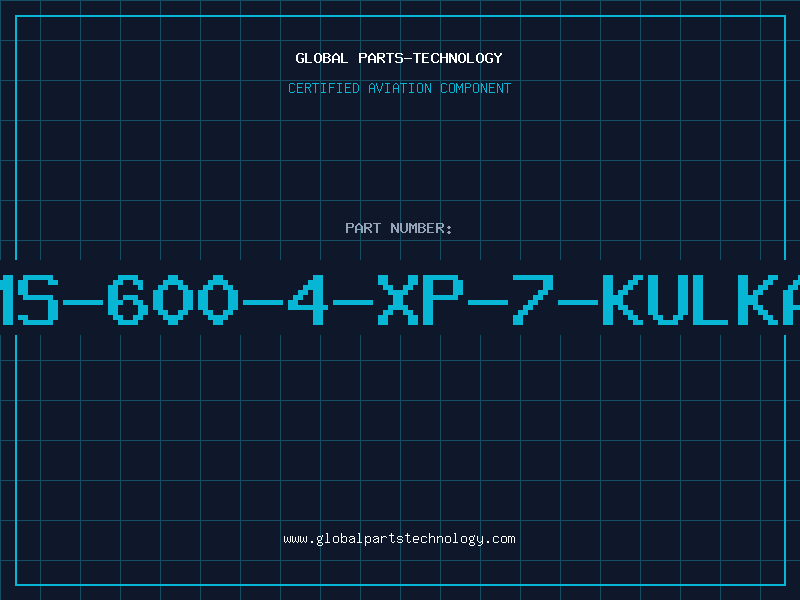 Aviation Part MS-600-4-XP-7-KULKA