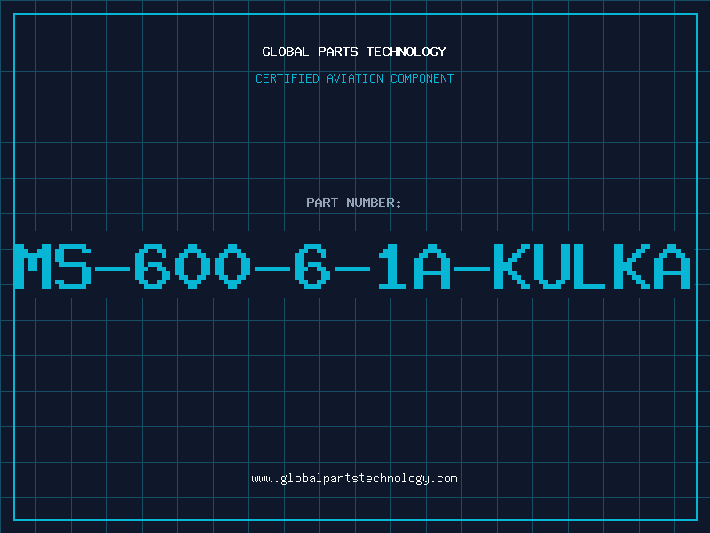Aviation Part MS-600-6-1A-KULKA