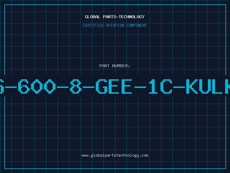Aviation Part MS-600-8-GEE-1C-KULKA
